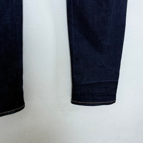 7 For All Mankind The Skinny Jeans Dark Wash Denim Women's Size 32 - Picture 7 of 13